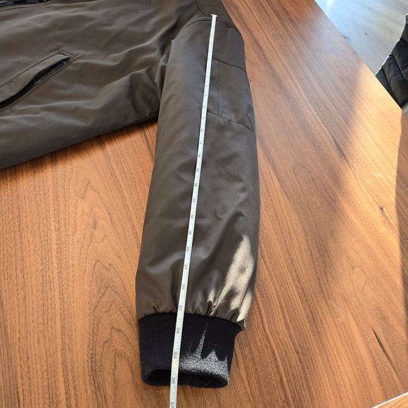 Calvin Klein Mens Classic Zip-Front Ripstop Bomber Jacket Tech XL Dark Tan - Picture 12 of 15